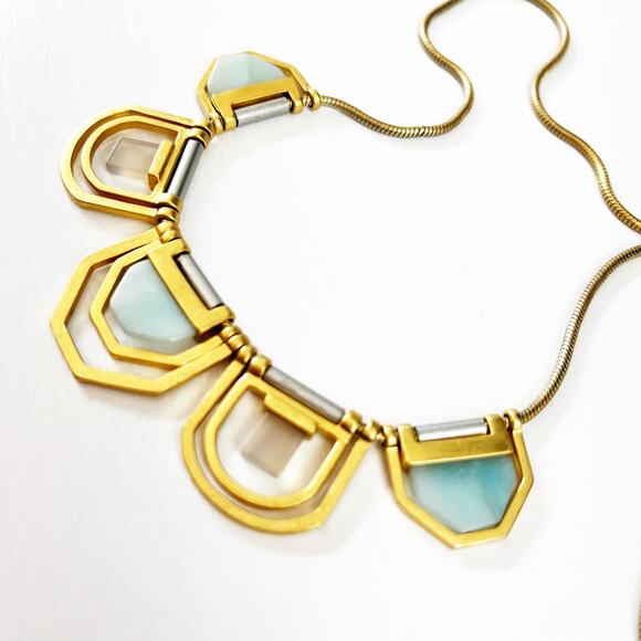 Madewell Long Necklace with Sea Glass - Picture 1 of 6